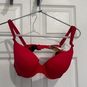 Victoria Secret Red Bra 36C New